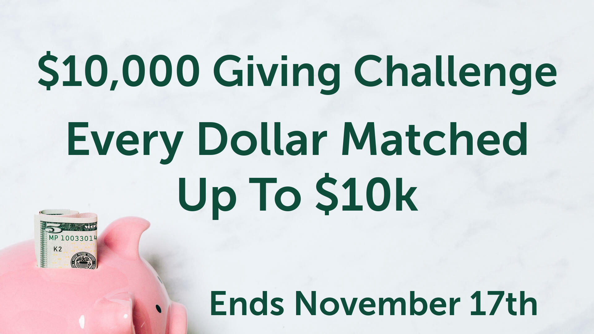 10000 dollar giving challenge